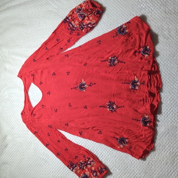 Free People Oxford Embroidered Mini Dress - Picture 3 of 11